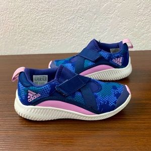 Blue and lavender adidas